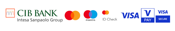 Elfogadott bankkártyák: Mastercard, Maestro, VISA – CIB Bank